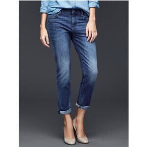 GAP 1969 Best Girlfriend Jeans Mid Rise Medium Indigo Size 31